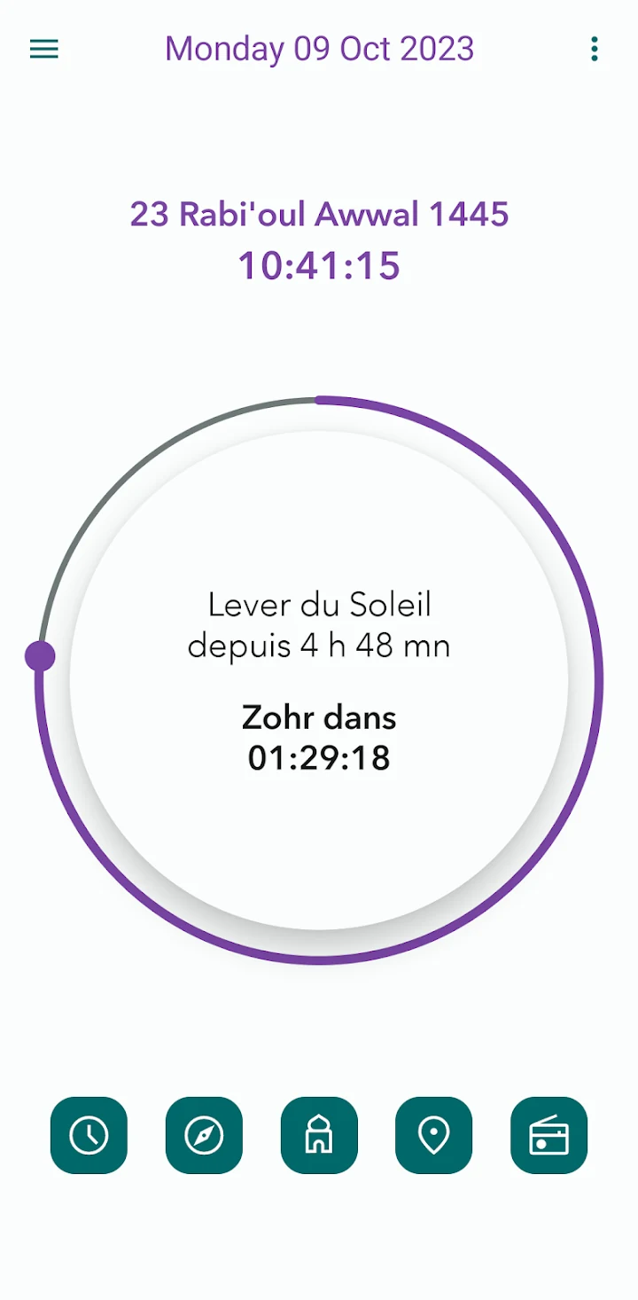 RunSalah — application mobile des horaires de prières des mosquées de La Réunion